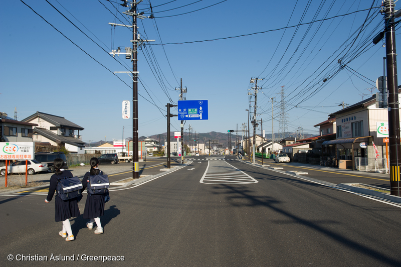 福島県内で(2011年4月)