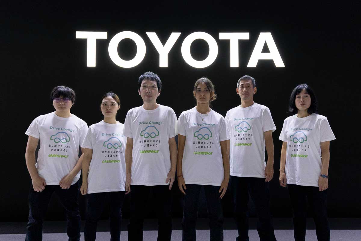 ジャパンモビリティショーでのTシャツアクション
