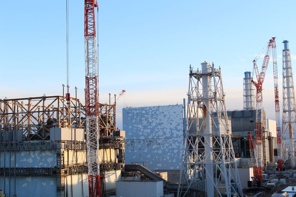 2020年時点の福島第一原発1号機～4号機