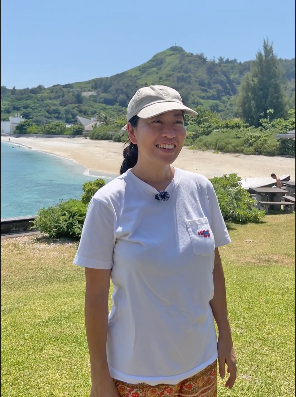小笠原で６年暮らしているサトナさん。© Greenpeace
