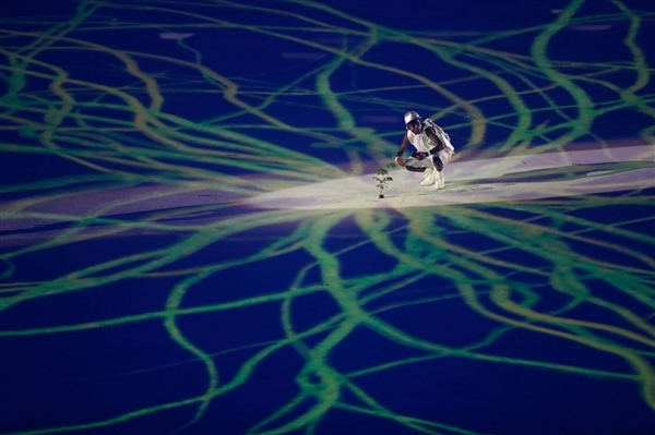 Performance around climate change during Rio Olympic Games opening ceremony. Credit: Fernando Frazão/Agência Brasil/Wikimedia Commons