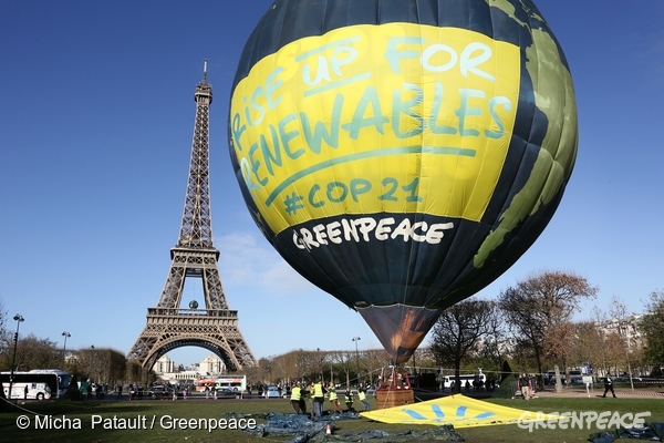 100% renouvelables à la COP21 Paris