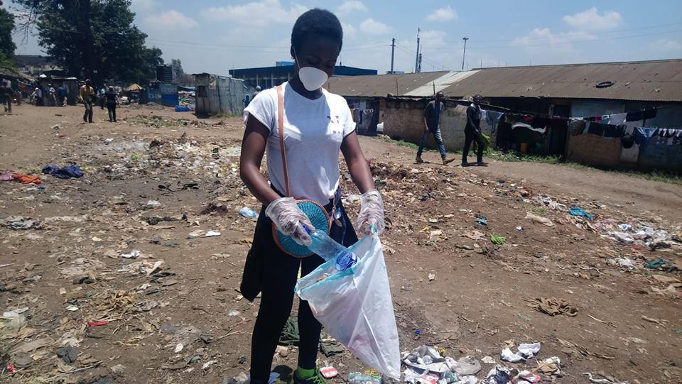 Plastic Clean Up and Brand Audit Activity in Africa.