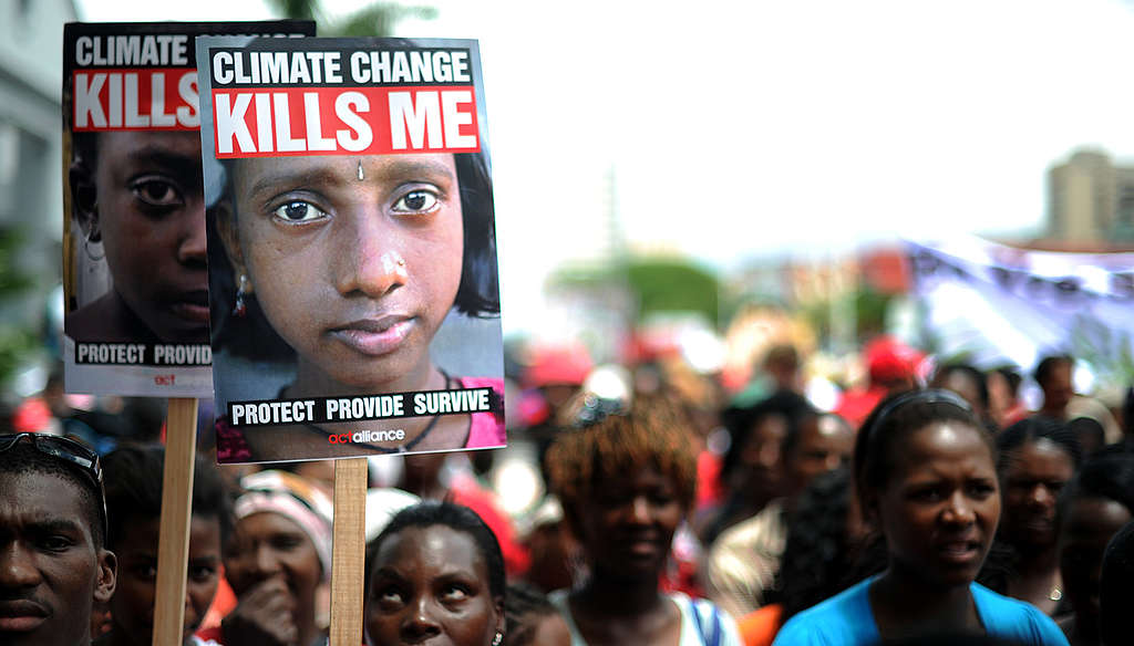 Climate Protest at COP 17. © Shayne Robinson
