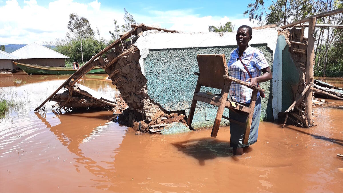 Floods in Migori and Homa Bay Counties in Kenya. © Bernard Ojwang / Greenpeace