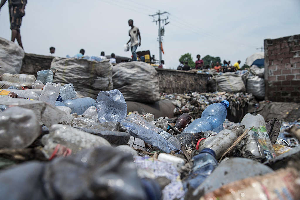 Plastic Waste in Kinshasa, DRC. © Junior D. Kannah / Greenpeace