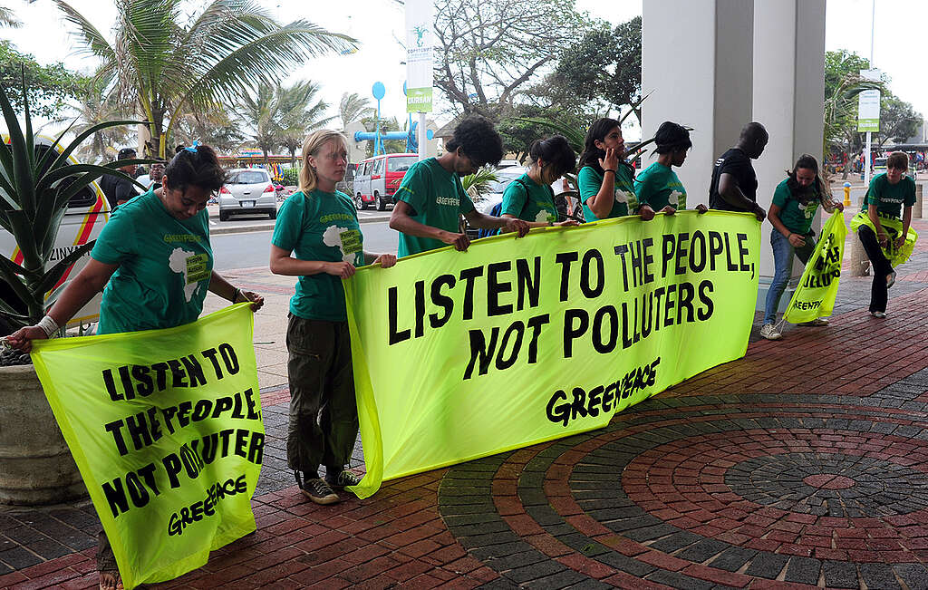 Global Business Day Conference in Durban. © Shayne Robinson / Greenpeace Global Business Day Conference in Durban. © Shayne Robinson / Greenpeace