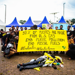 Yaoundé: Greenpeace Africa activists mobilise to demand the abandonment of fossil fuels