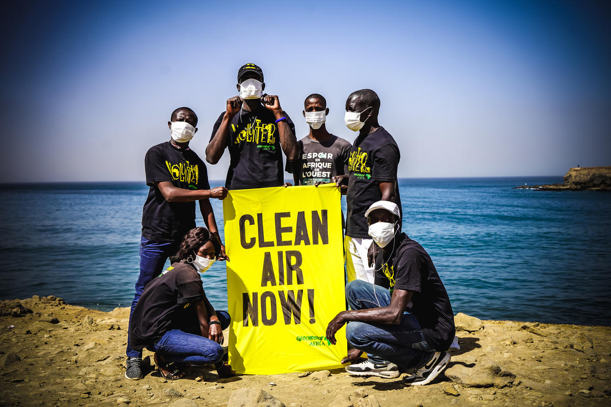 Clean Air Now in Dakar, Senegal. © Greenpeace