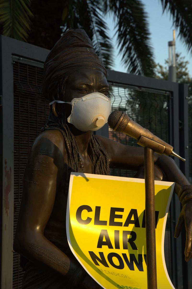 Air Pollution Action in South Africa. © Shayne Robinson / Greenpeace
