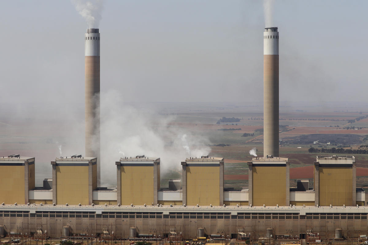 Kendle Power Station in Mpumalanga. © Ruth Sacco / Greenpeace