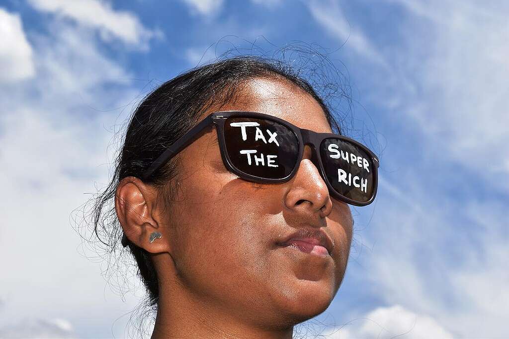 G20 - Tax The Super Rich - Action in Pretoria. © Natanya Harrington / Greenpeace G20 - Tax The Super Rich - Action in Pretoria. © Natanya Harrington / Greenpeace