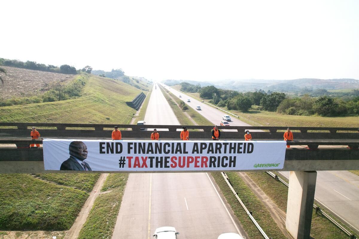 Greenpeace: Ramaphosa, G20 must end financial apartheid with tax on super-rich
