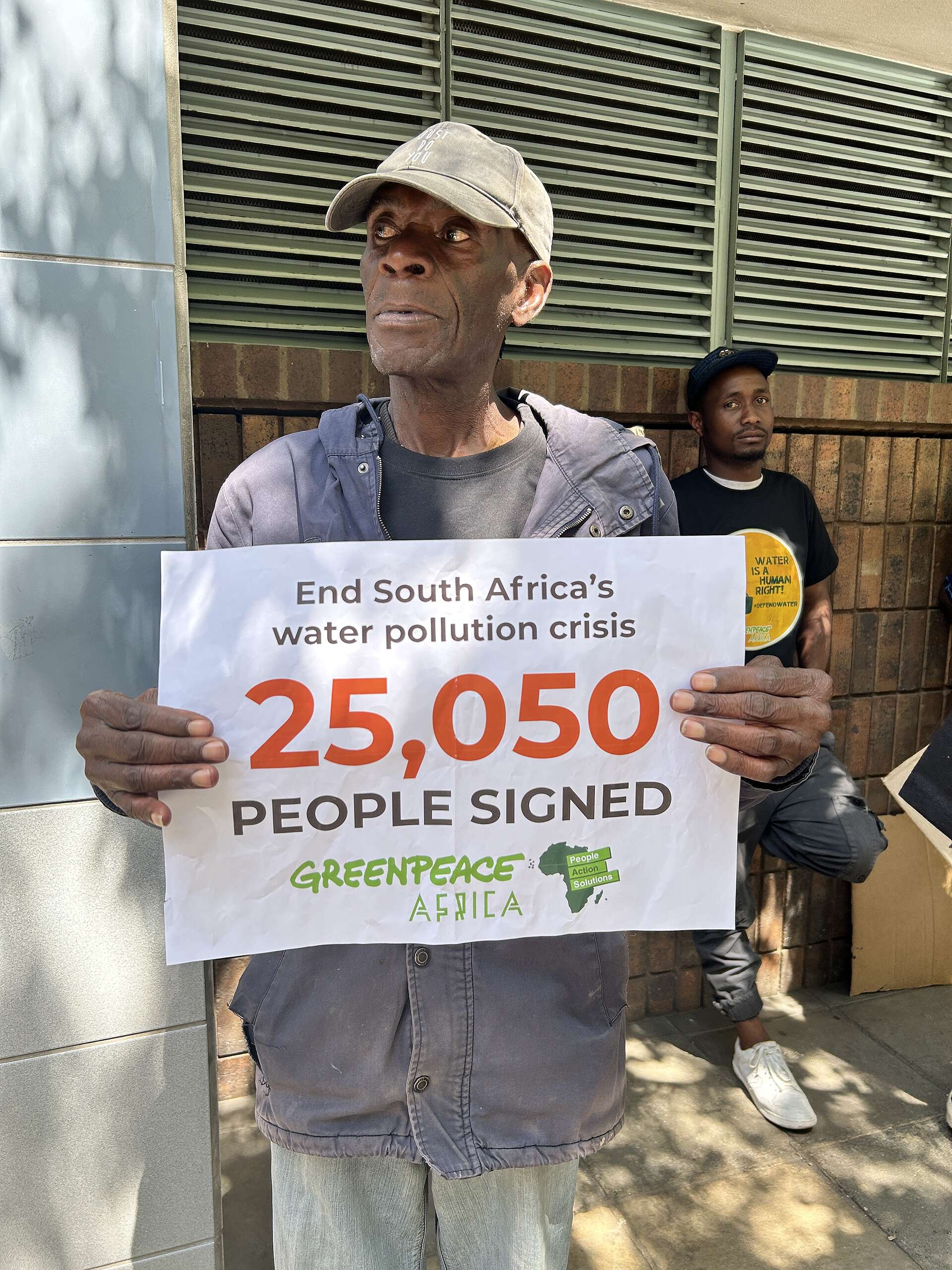Over 25,000 concerned citizens demand safe water: Greenpeace Africa hands petition to Minister Pemmy Majodina