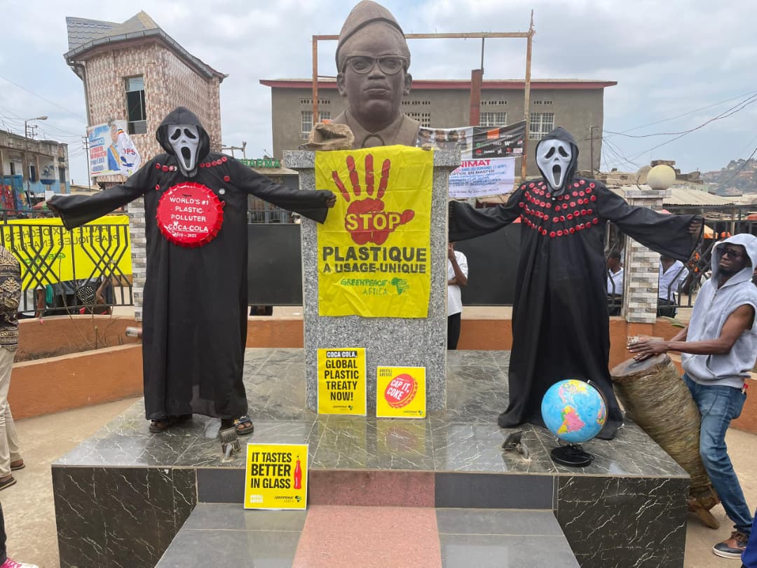 Matadi in action: Greenpeace Africa denounces Coca-Cola and calls for urgent action against plastic pollution