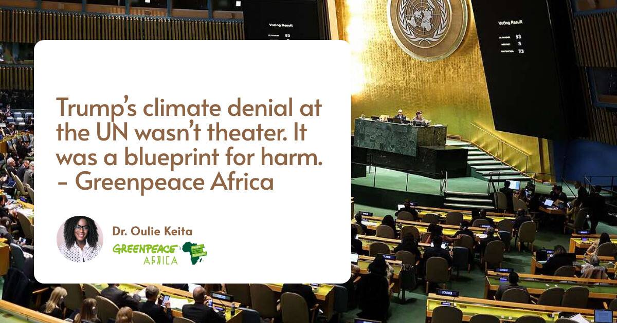 Trump’s climate denial at the UN wasn’t theater. It was a blueprint for harm.