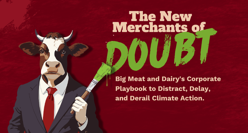 The New Merchants of Doubt report exposes Fonterra as a major player in global attempts to undermine climate action - deploying the same tactics as Big Tobacco and Big Oil to thwart regulation. © Changing Markets The New Merchants of Doubt report exposes Fonterra as a major player in global attempts to undermine climate action - deploying the same tactics as Big Tobacco and Big Oil to thwart regulation. © Changing Markets