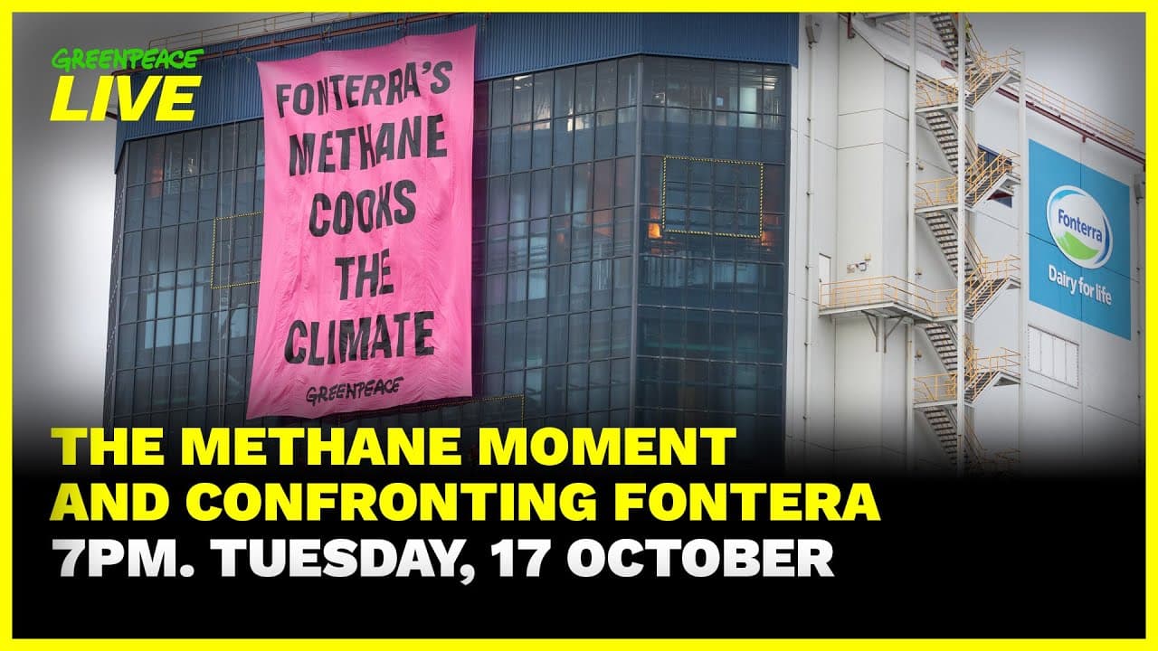 Greenpeace live: the methane moment