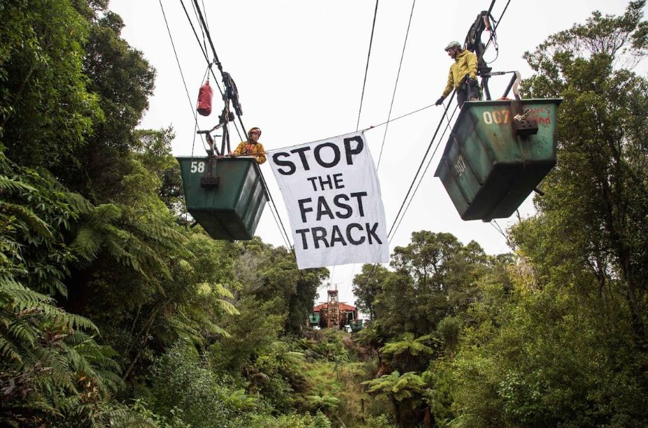 Greenpeace adds support to Denniston coal mining protest