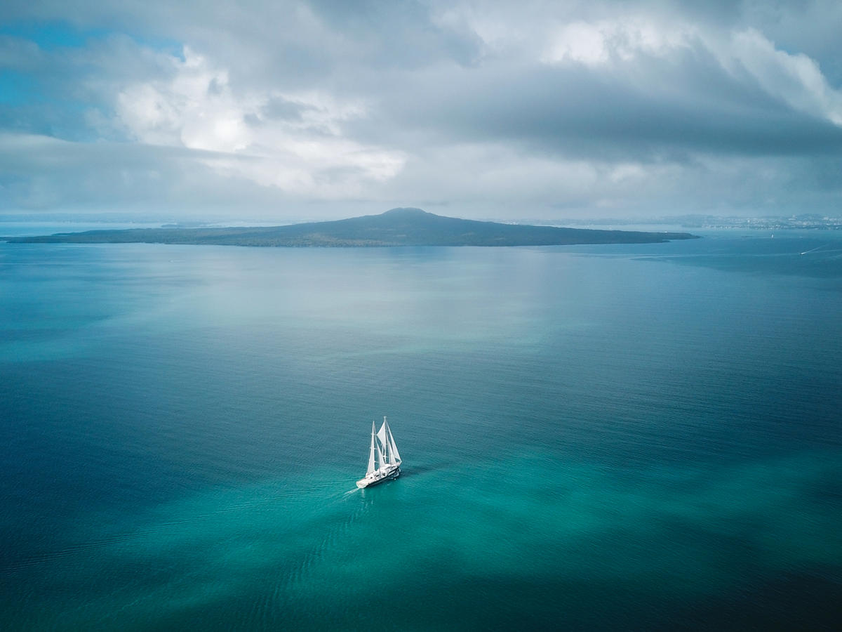 Rainbow Warrior Arrives in Auckland. © Geoff Reid