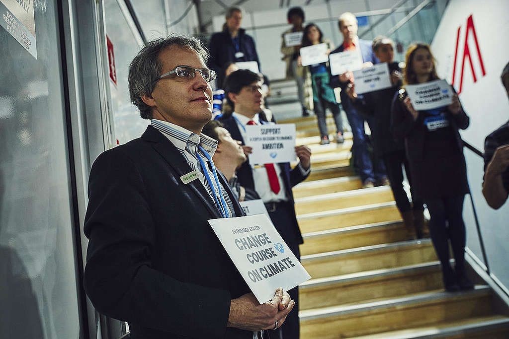 Activists at COP24 encourage delegates to change course on climate.