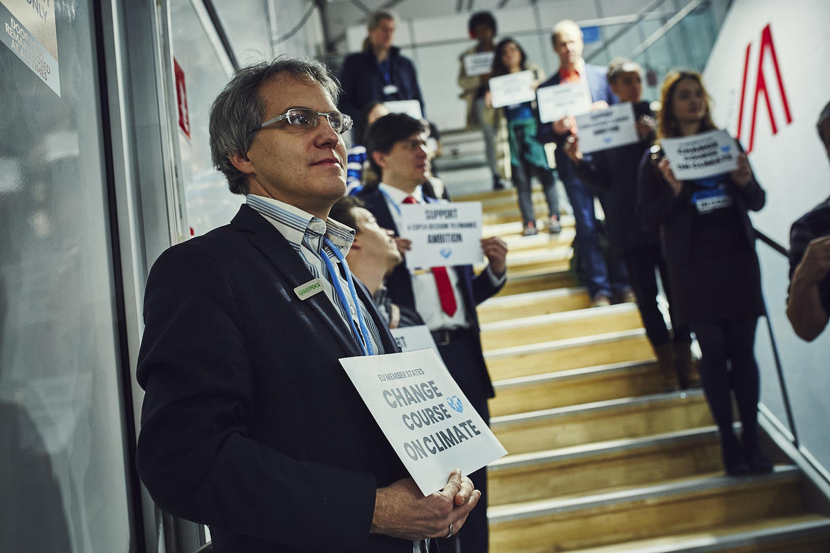 Activists at COP24 encourage delegates to change course on climate.