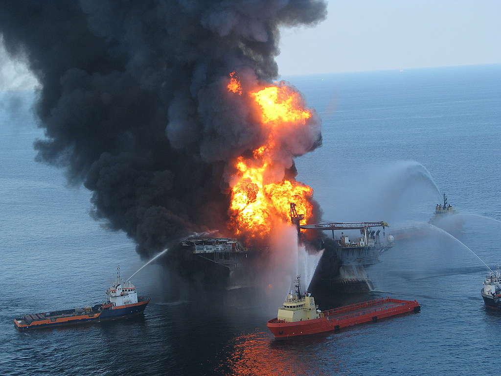 Deepwater Horizon Oil Rig Disaster. © The United States Coast Guard