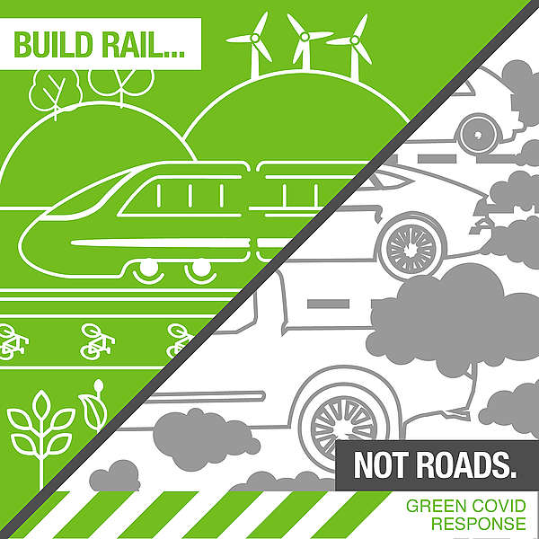 The Covid economic stimulus infrastructure package must build rail, not roads