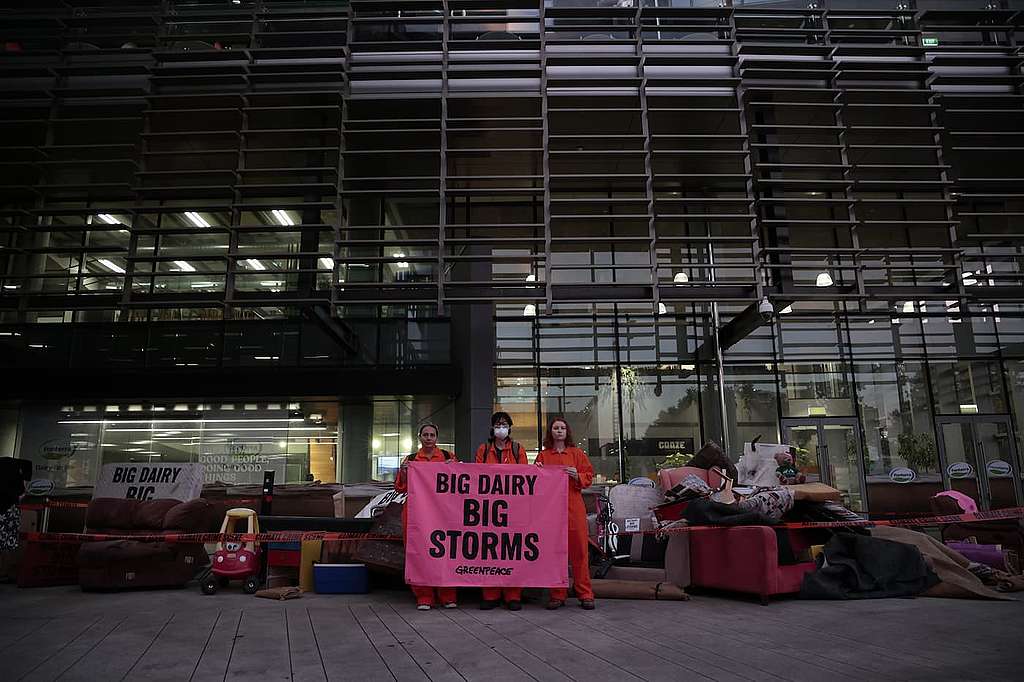 Fonterra climate protest