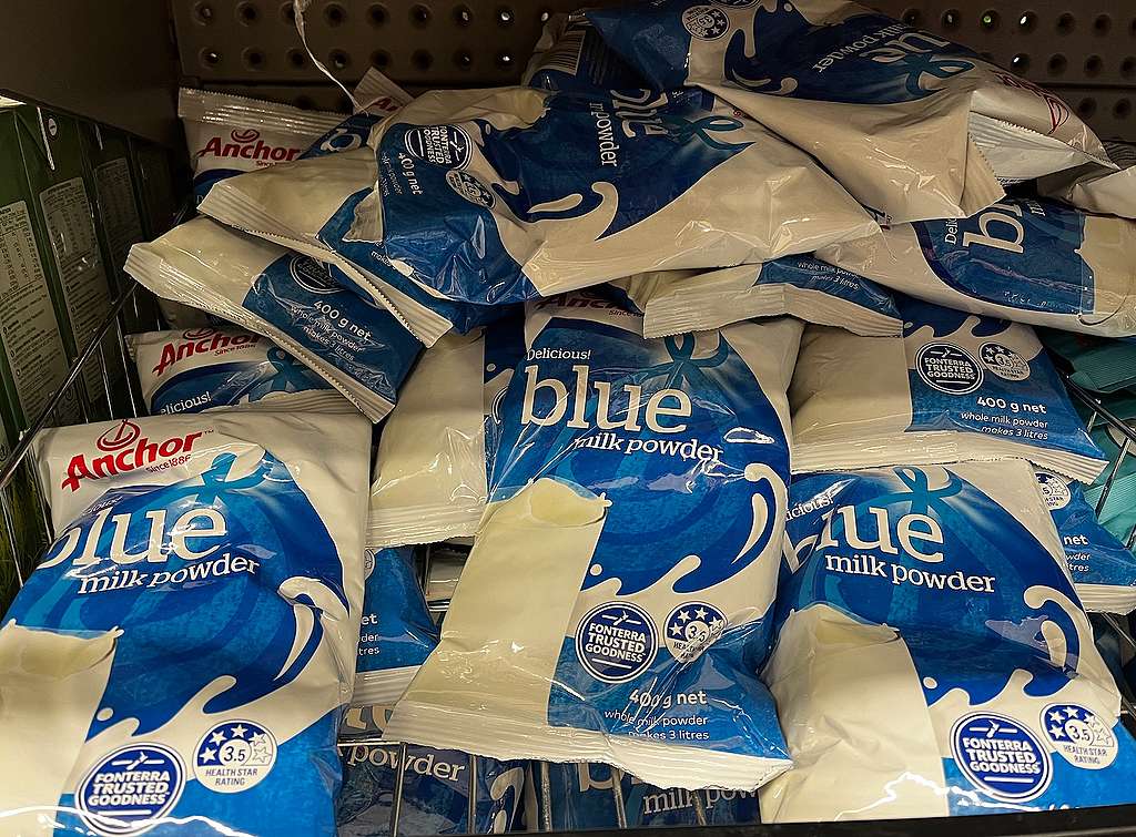 bags of Anchor milk powder bags of Anchor milk powder