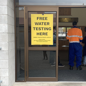 Nitrate contamination water testing in Darfield, Canterbury