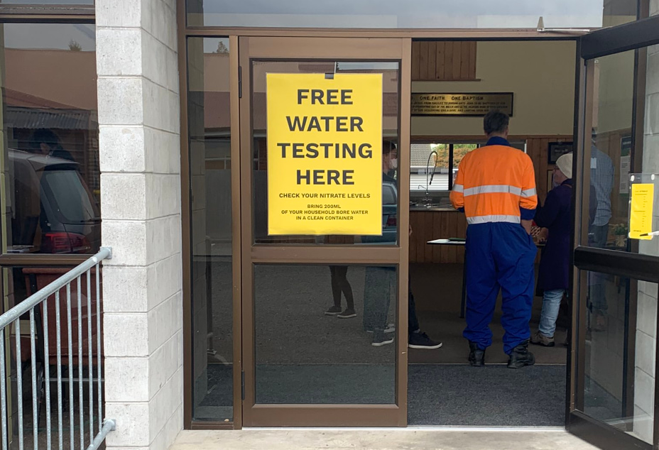 Nitrate contamination water testing in Darfield, Canterbury