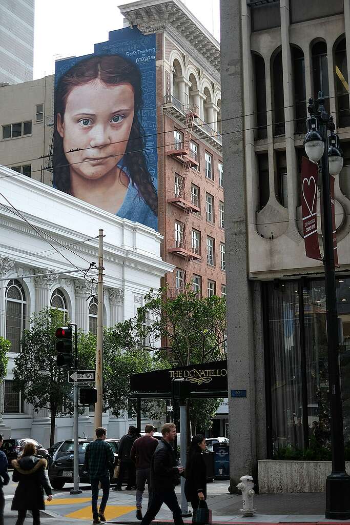 Photo by Aslıhan Altın on Unsplash A photo of a mural of Greta Thunberg