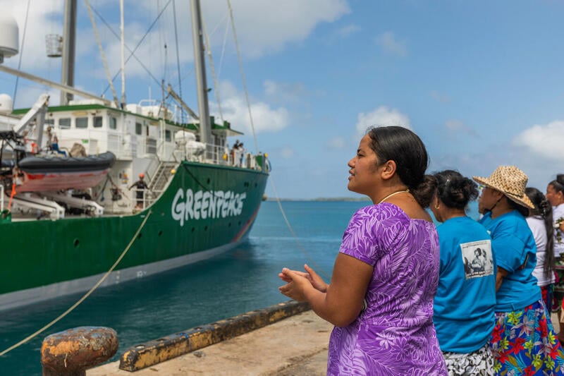 ‘We’re not just welcoming you as allies, but as family’ – Why The Rainbow Warrior is back in the Marshall Islands 40 years on
