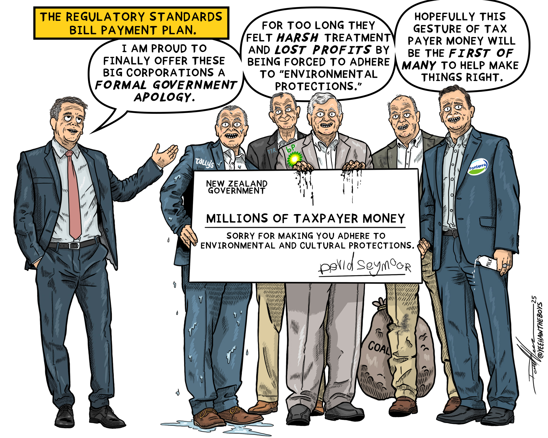 Greenpeace submits against the Regulatory Standards Bill and its far-right fringe ideas