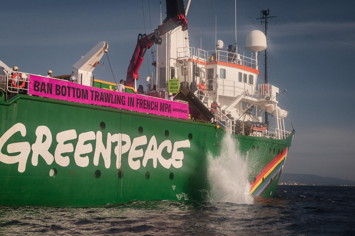 French authorities block Greenpeace ship from participating in UN Ocean Conference