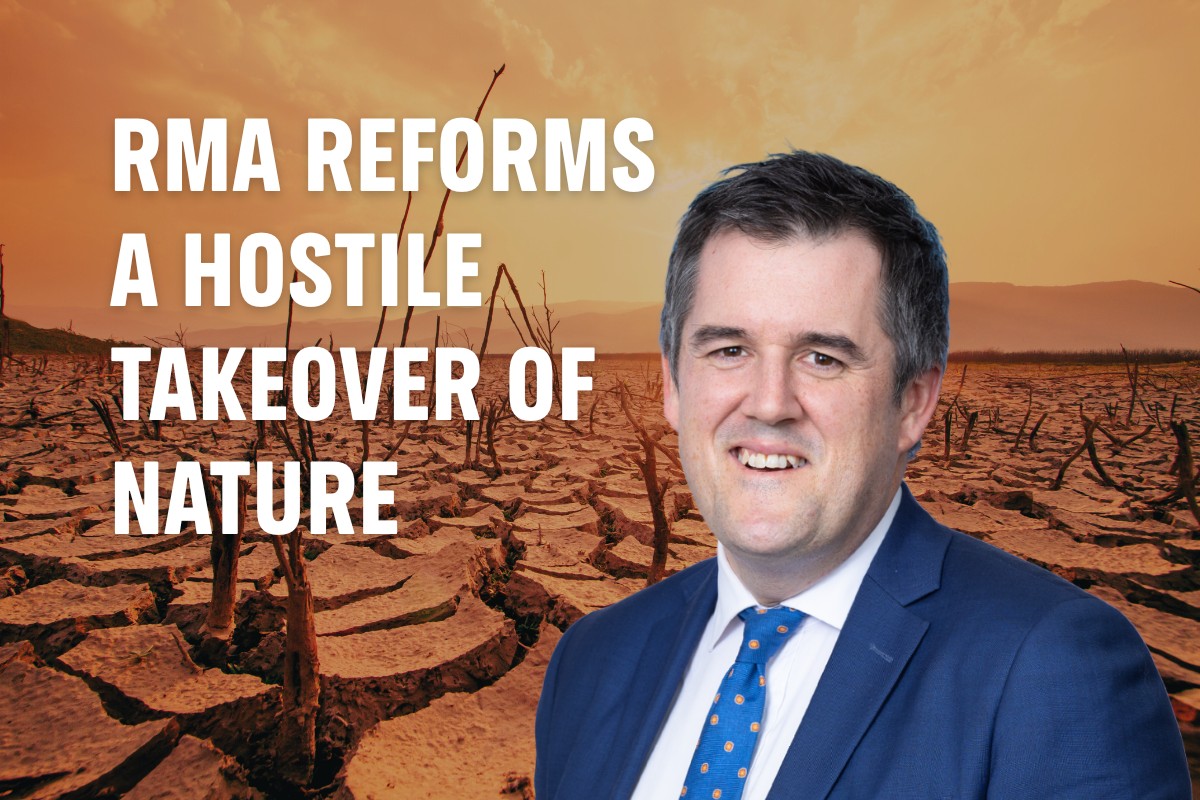 RMA REFORMS A HOSTILE TAKEOVER OF NATURE