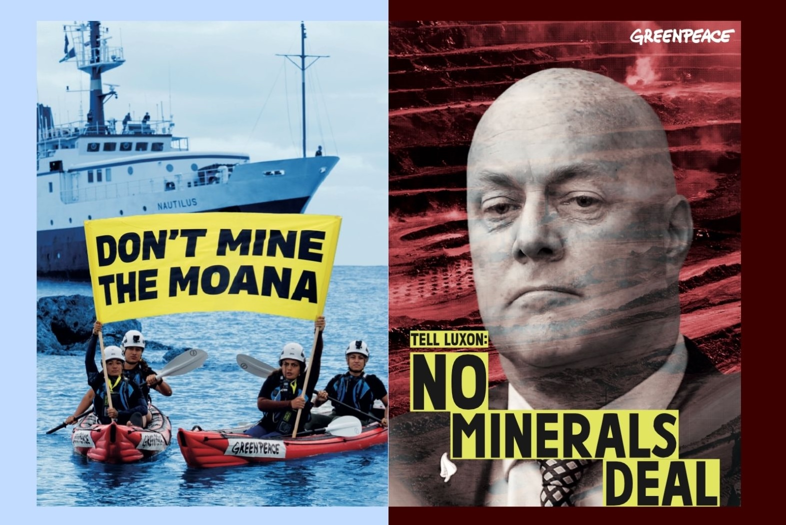 PETITION: Luxon, no minerals deal with Trump