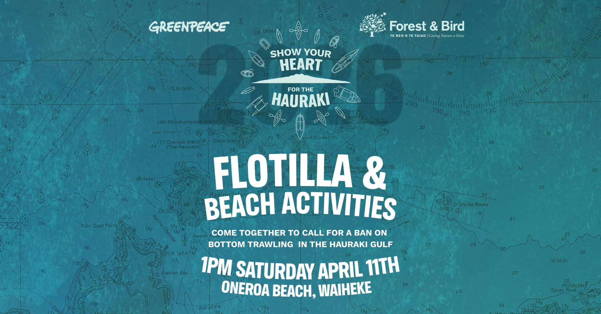 Flotilla to send clear warning to Government: ban bottom trawling in the Hauraki Gulf