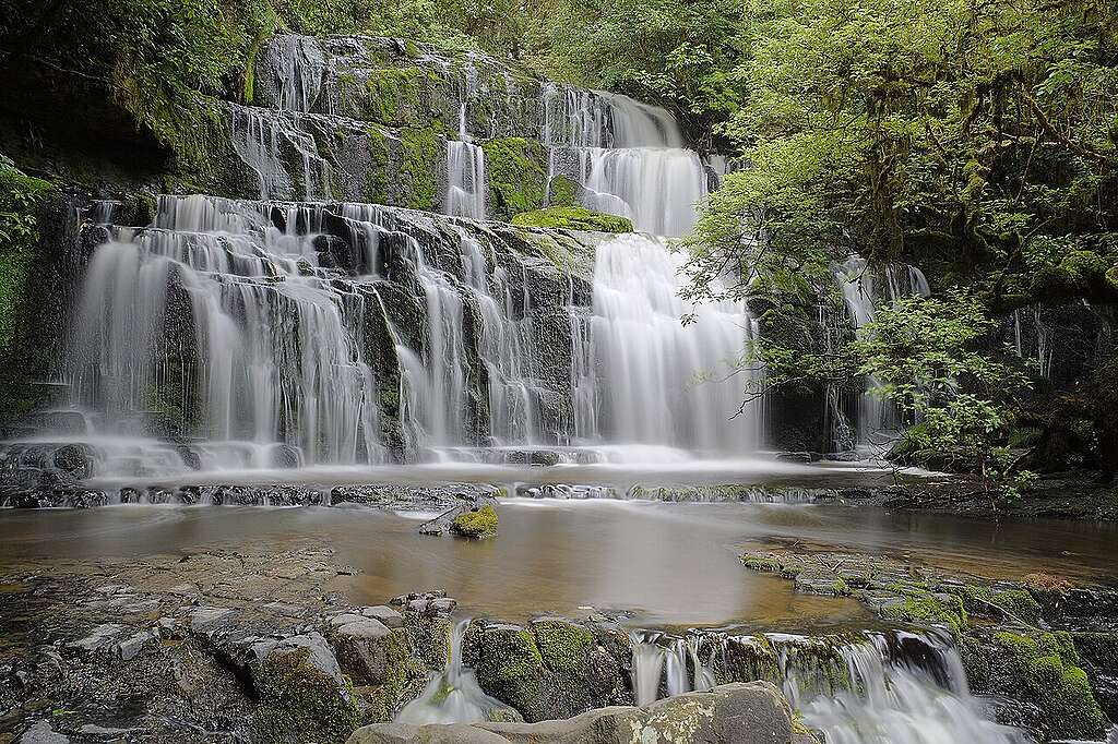 A beautiful waterfall