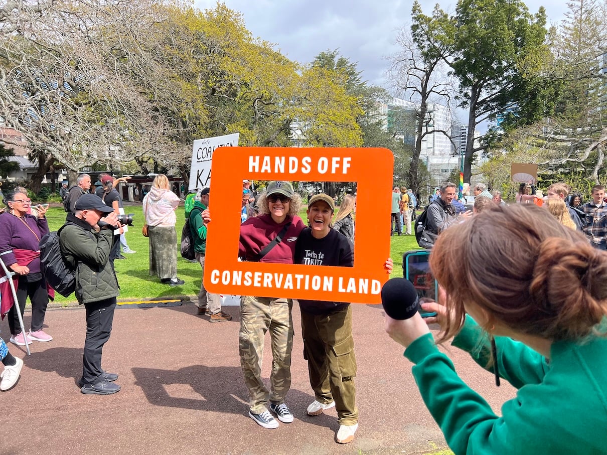 Our message was clear: Hands Off conservation land!