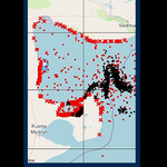 ALERTA contaminación! Así se vería una derrame de petróleo sobre la Península Valdés si avanza el puerto petrolero en Punta Colorada.