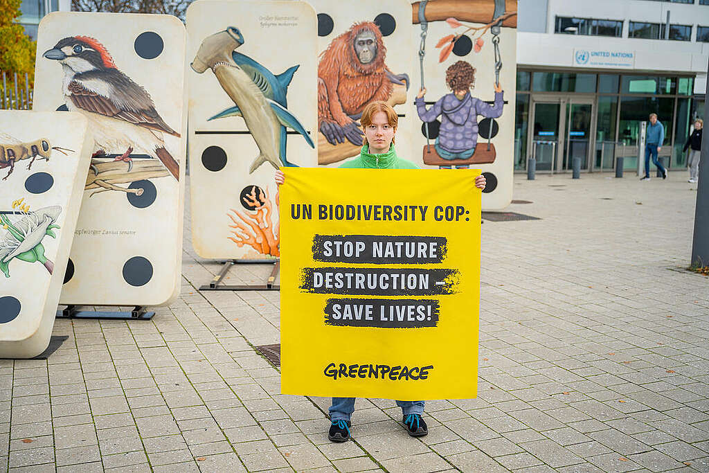Protest for Nature Protection in Bonn. © Markus J. Feger / Greenpeace Protest for Nature Protection in Bonn. © Markus J. Feger / Greenpeace