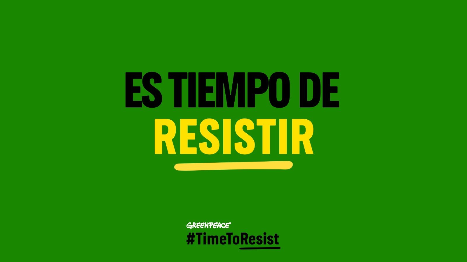 Los poderosos que dañan al planeta no nos van a silenciar. Es tiempo de resistir.