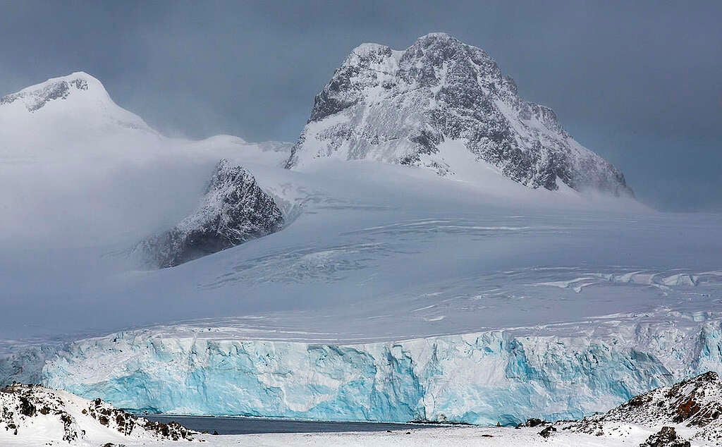 Half Moon Island in the Antarctic. © Paul Hilton / Greenpeace