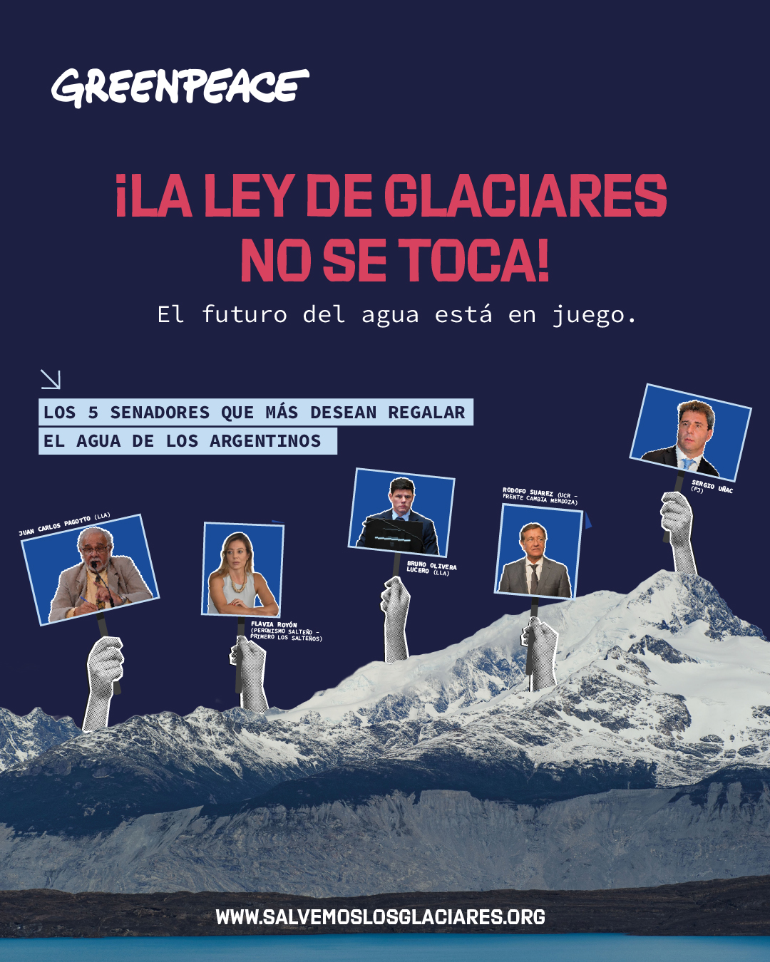 URGENTE: Envía HOY tu mensaje a los senadores que quieren negociar con el agua de los argentinos