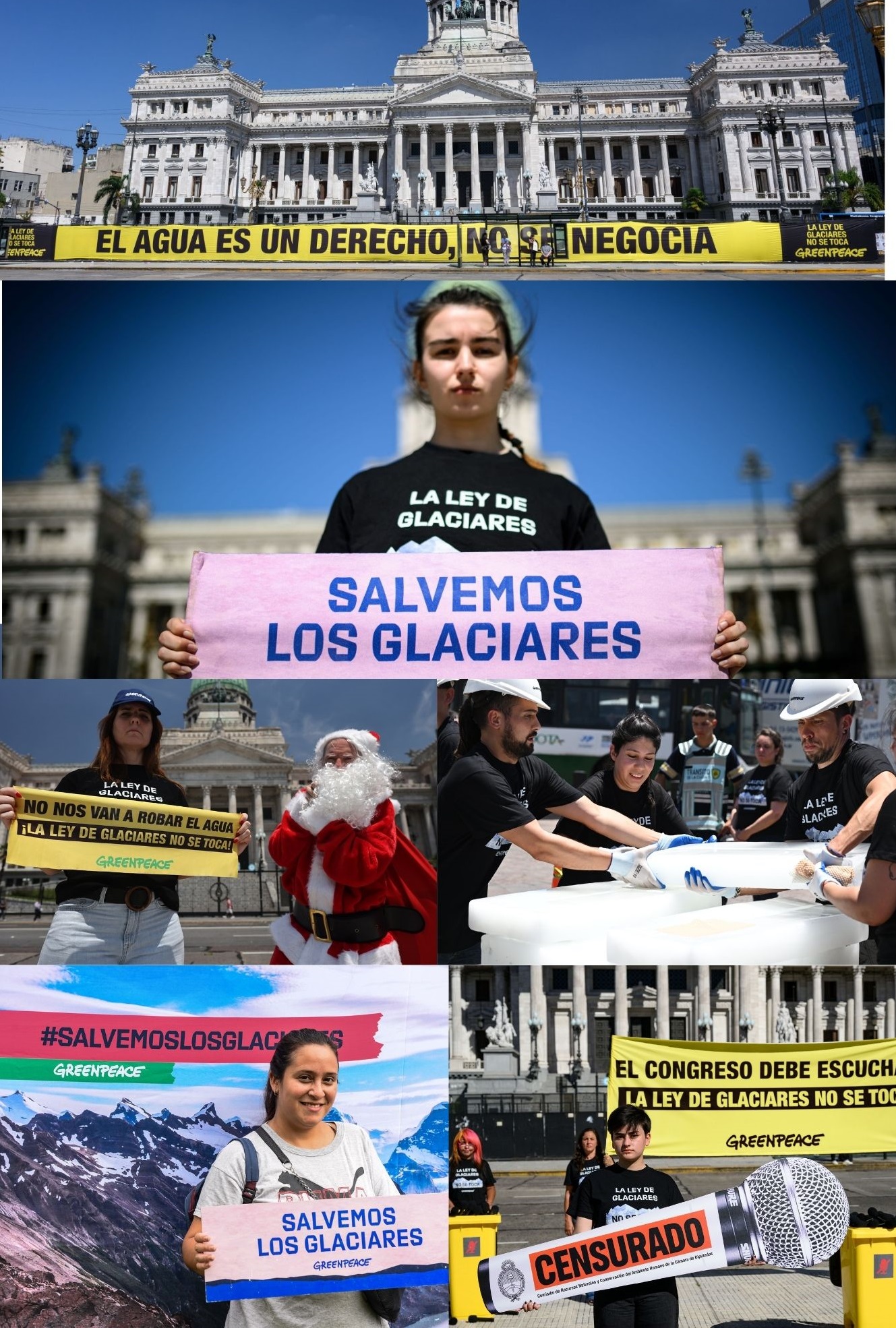 Los glaciares no se tocan. Una lucha incansable, masiva y poderosa: Greenpeace y la Ley de Glaciares.
