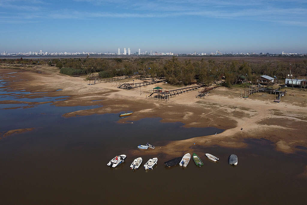 Bajante Histórica Río Paraná © Sebastián López Brachs Greenpeace