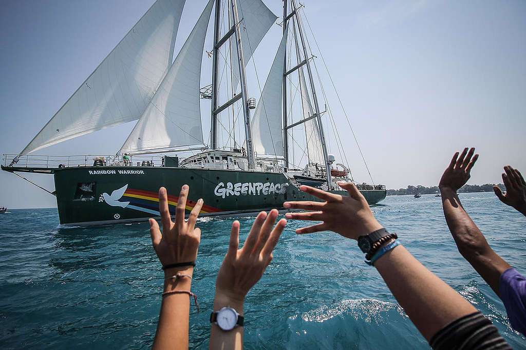 De Rainbow Warrior komt naar België: kom hem bezoeken