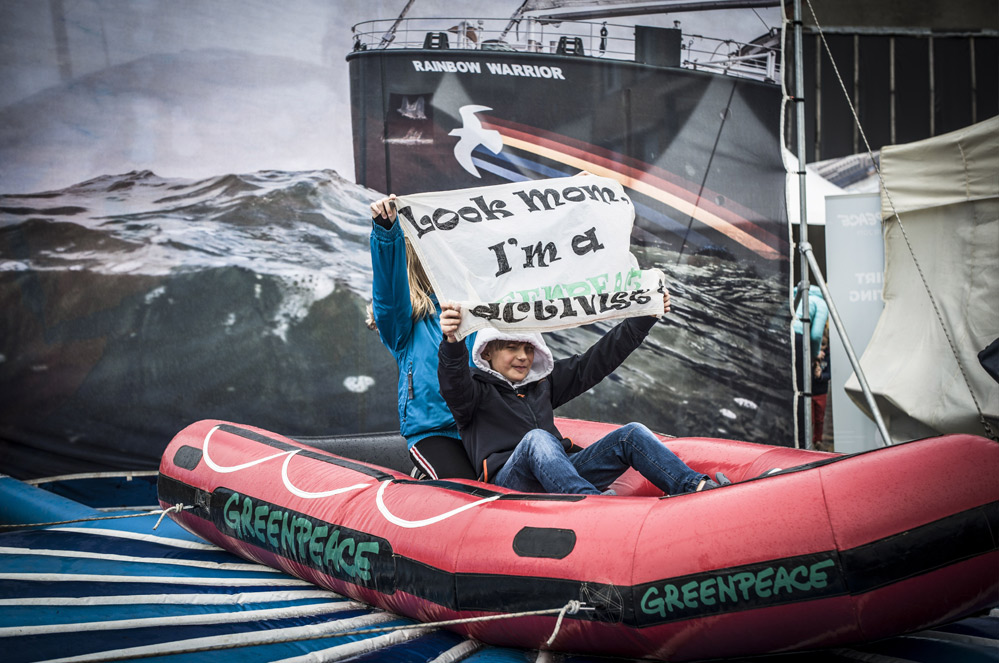 De Rainbow Warrior in België